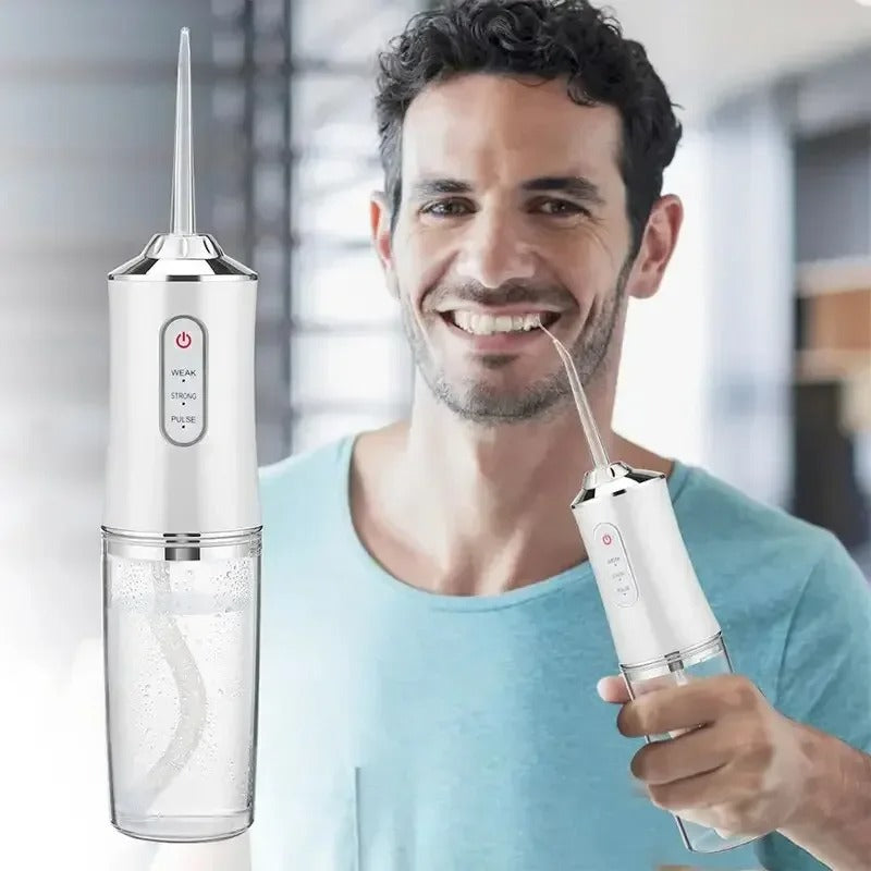 Portable Smart Electric Oral Irrigator Water Flosser Freshens Breath