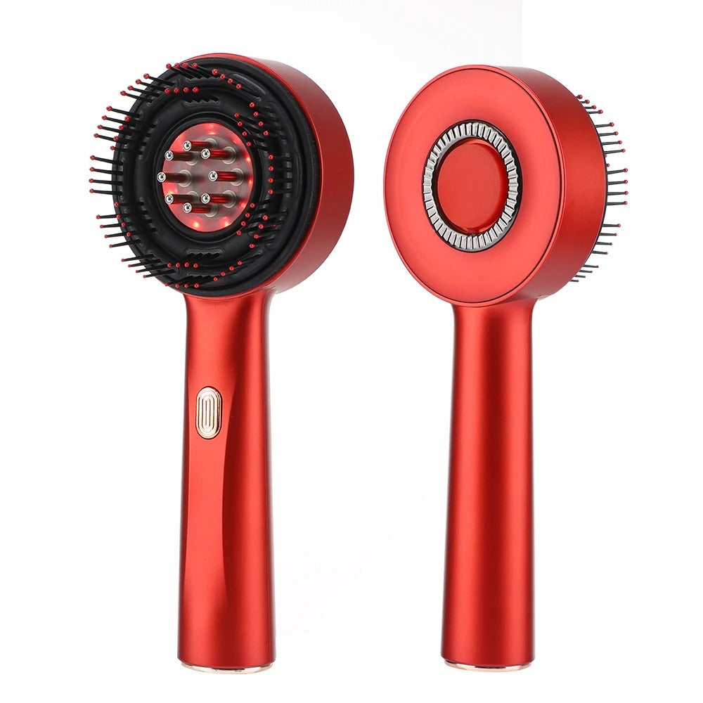 EMS Electric Massage Comb Vibration Red Light Therapy Hair Growth