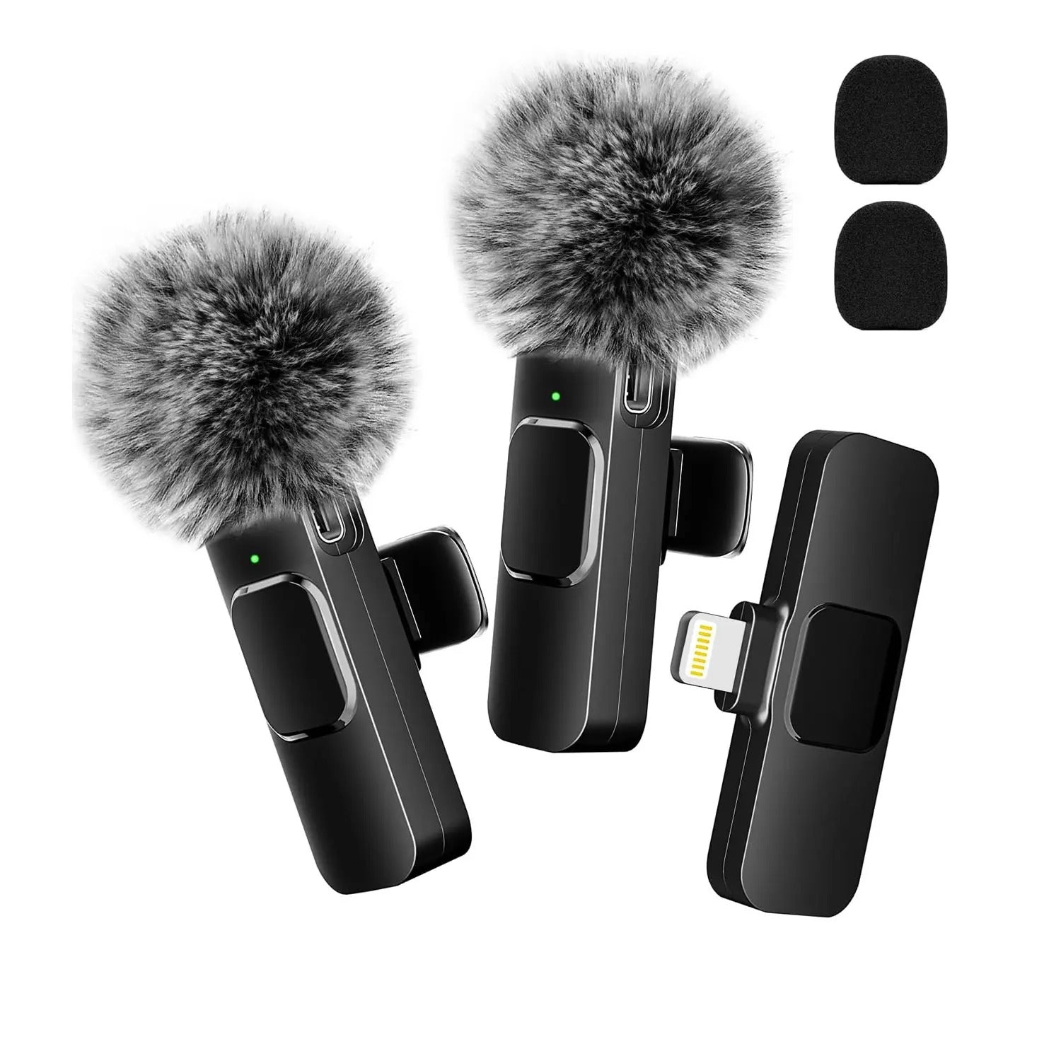 NEW Wireless Lavalier Microphone Audio Video Recording Mini Mic