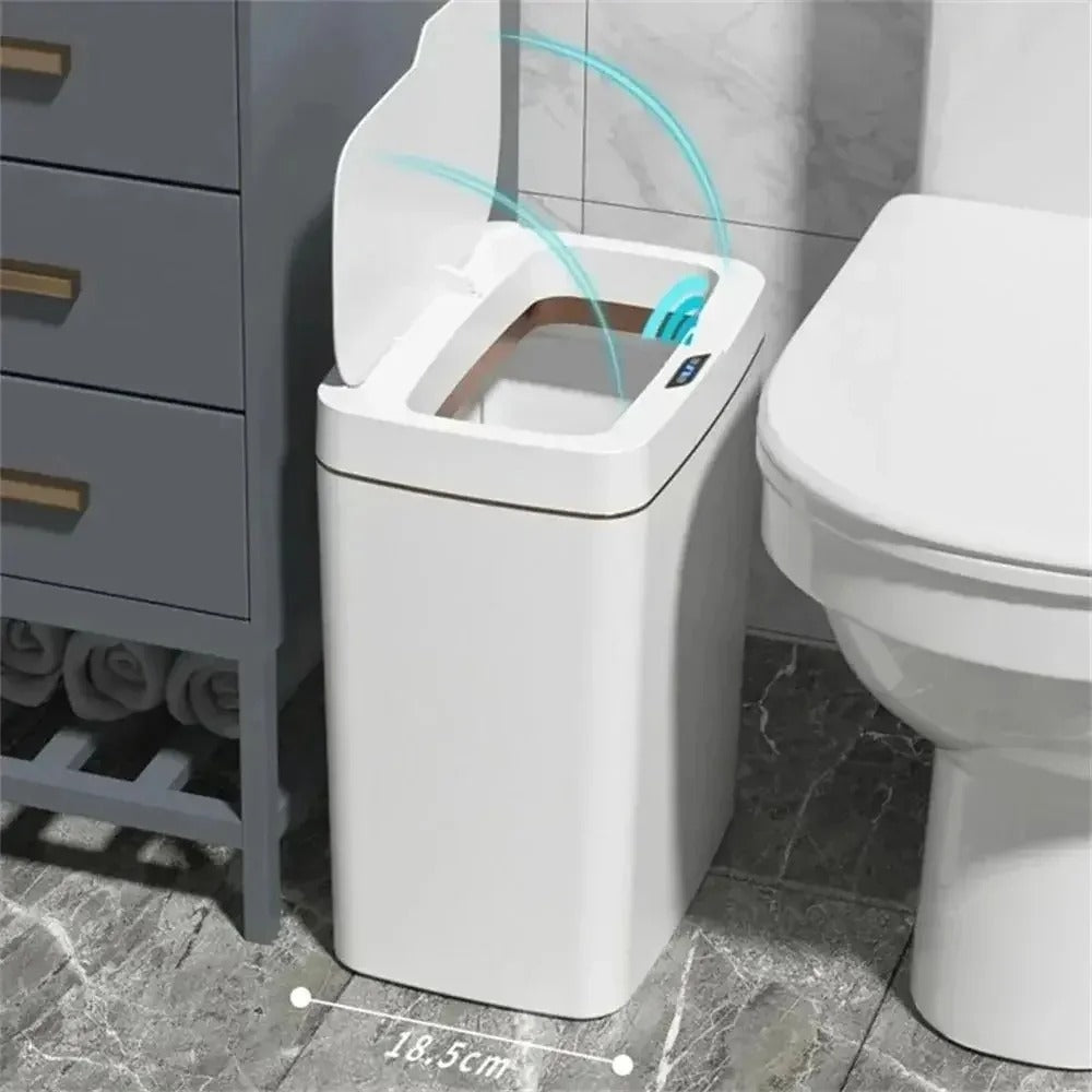 Smart Bathroom Trash Can Automatic Bagging Electronic