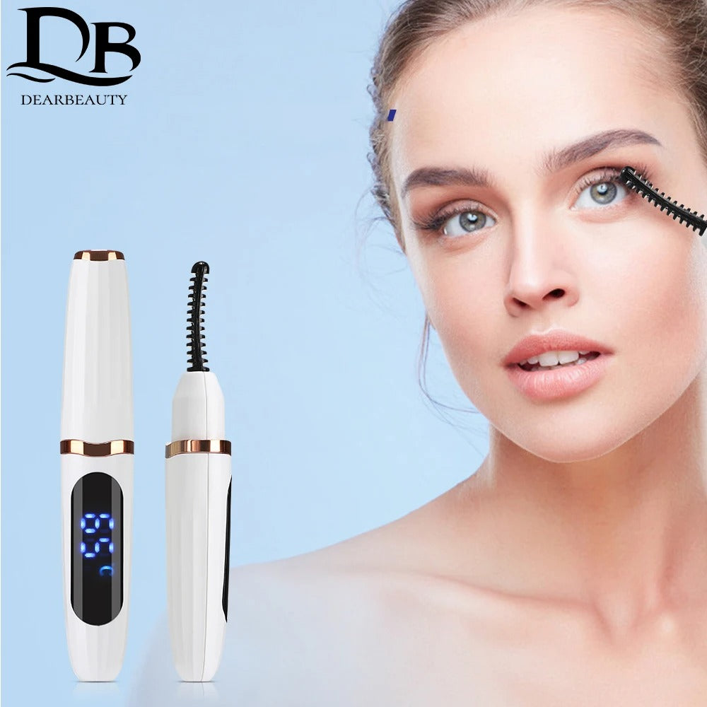 Electric Heated Eyelash Curler Portable Natural Eyelash