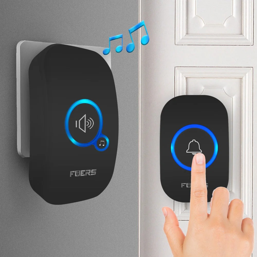 Fuers Wireless Doorbell Home Welcome Smart Door bell 150M Long