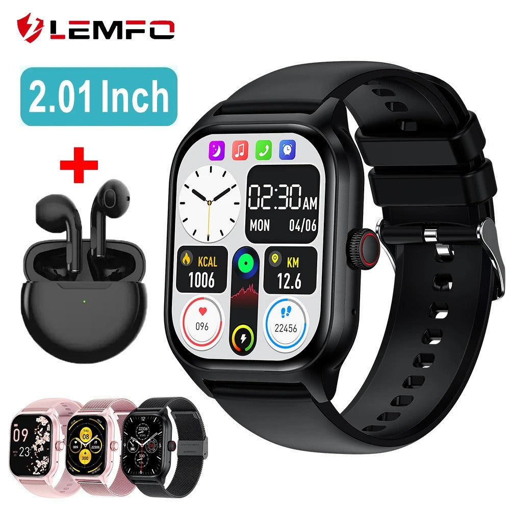 Call Smartwatch 2024 Touch Dial Music Fitness Tracker Sports Watches