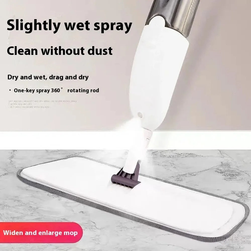 360 degree rotation, Slightly wet spray clean without dust