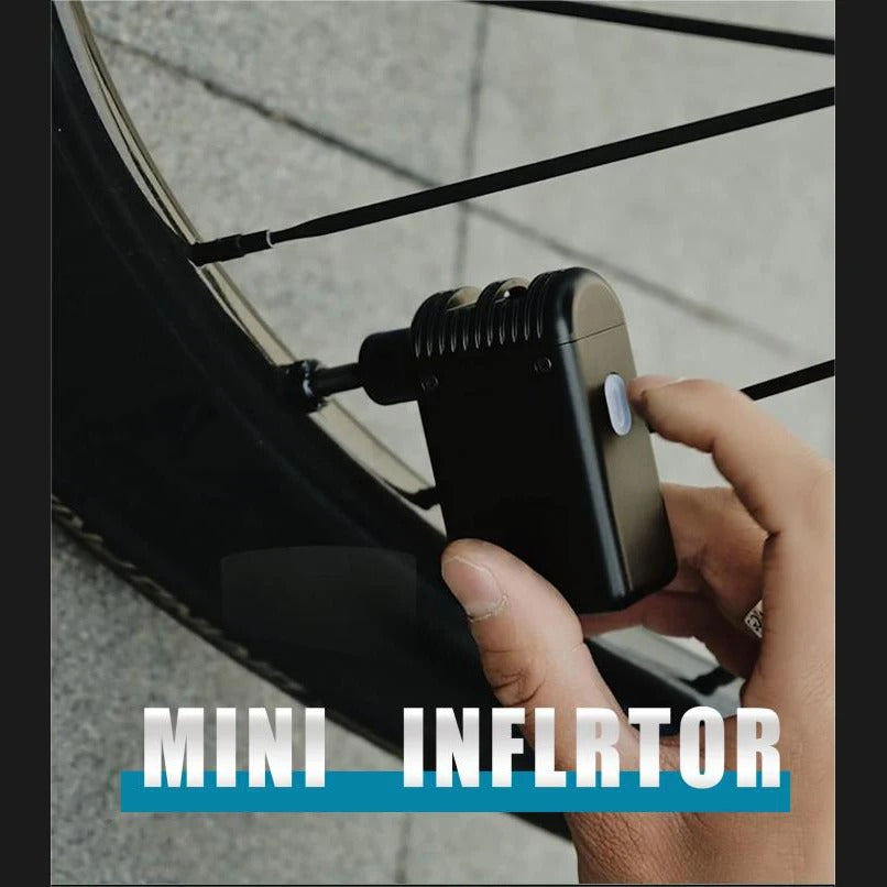 Mini Electric Bike Air Pump 100PSI Portable Pocket Rechargeable