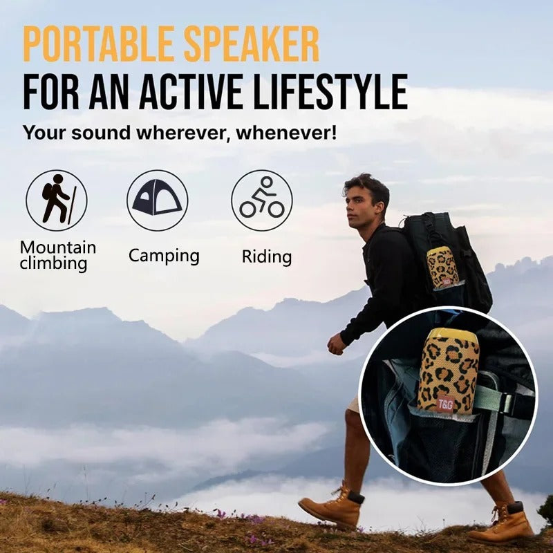 Portable Bluetooth Speaker Outdoor Wireless Woofer Free Call