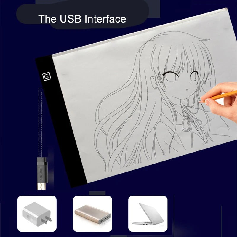 Led Drawing Copy Pad 3 Level Animation Painting Educational