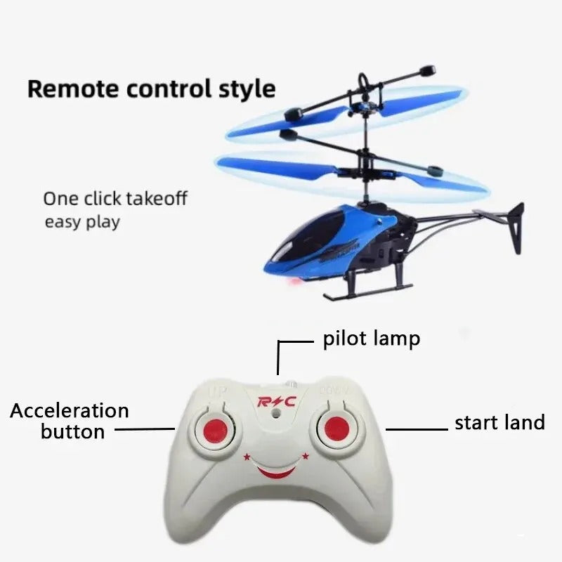 Rechargeable Mini RC Drone Remote Safe Fall-resistant