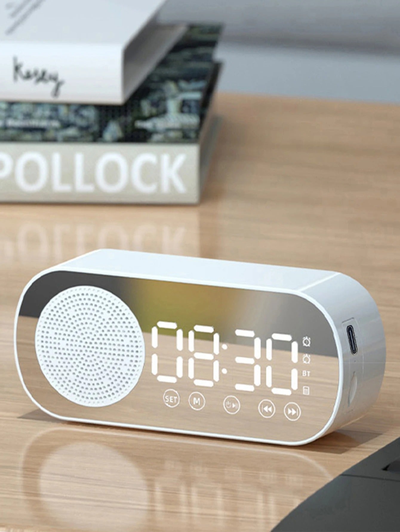 Wireless Bluetooth Speaker, Multi-functional Loud Subwoofer Clock