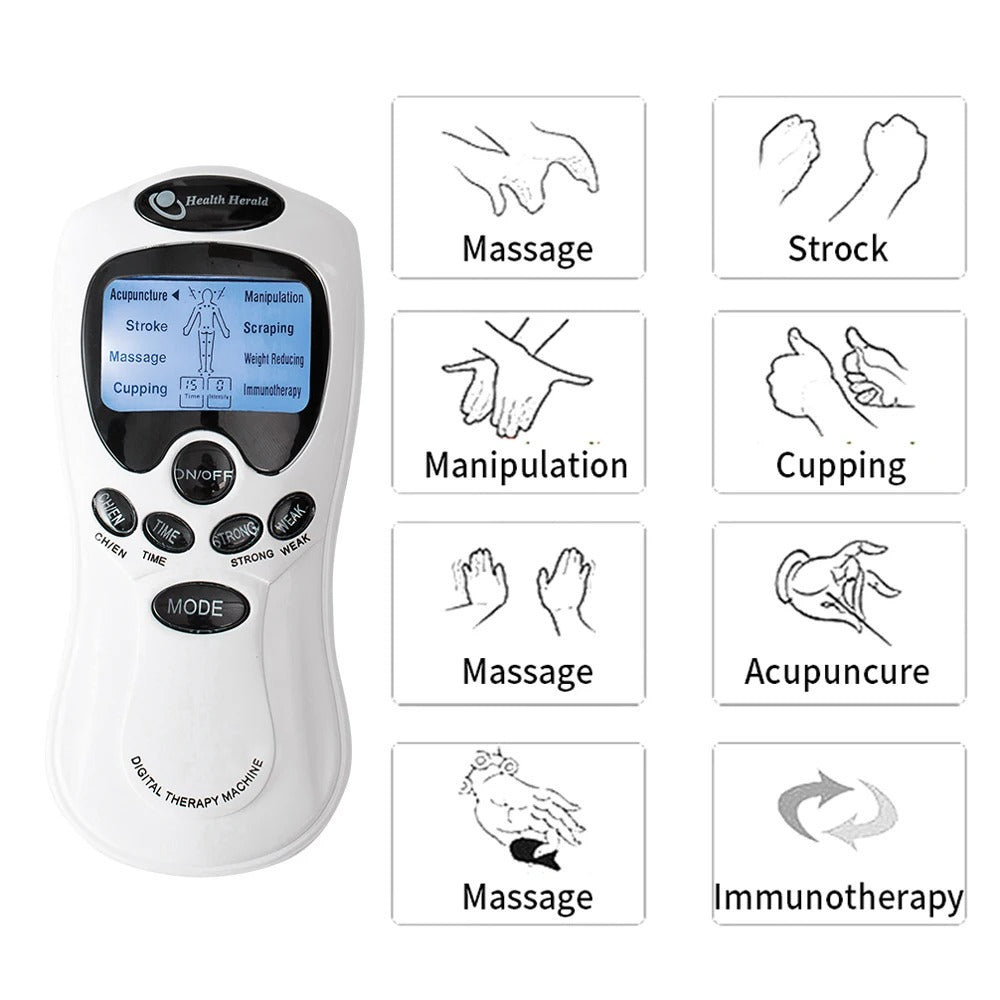 Electric Massage Instrument EMS Tense Machine Pulse Massager