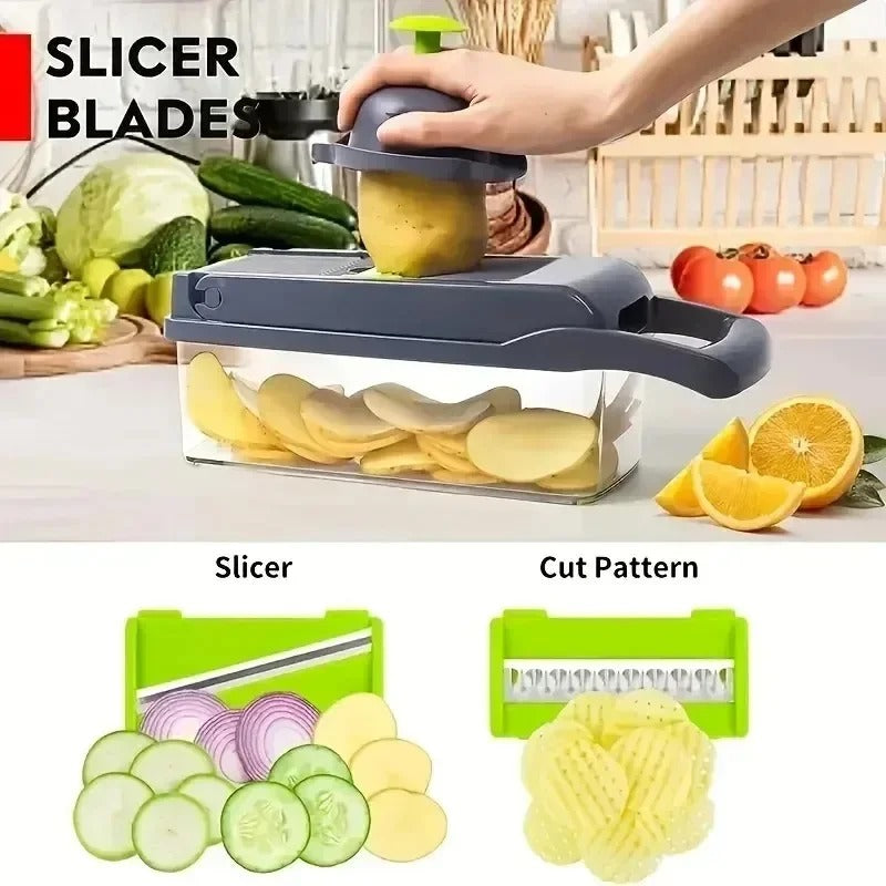 Multifunctional Vegetable Chopper Handle Food Vegetable