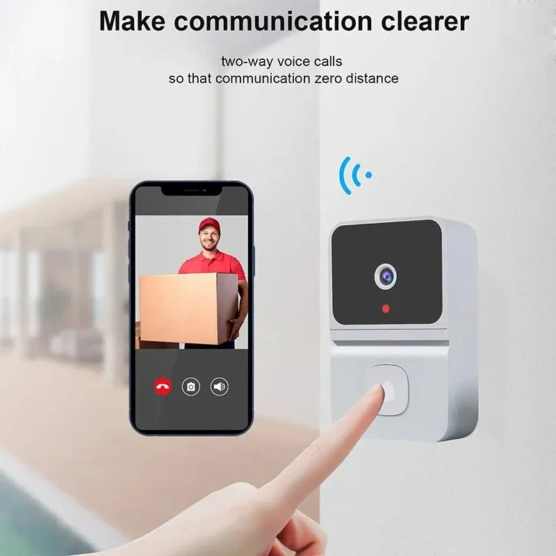 Wireless Doorbell Night Vision Video WiFi HD Camera Security