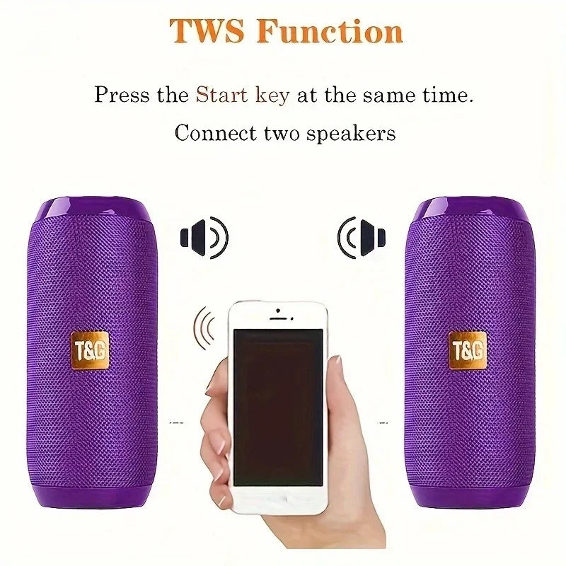 Portable Bluetooth Speaker Outdoor Wireless Woofer Free Call