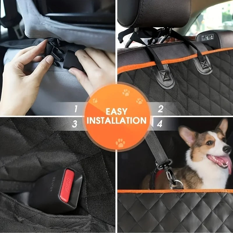 Ideal Car seat Cover, Waterproof, Scratch-Resistant Dog Hammock Cover!