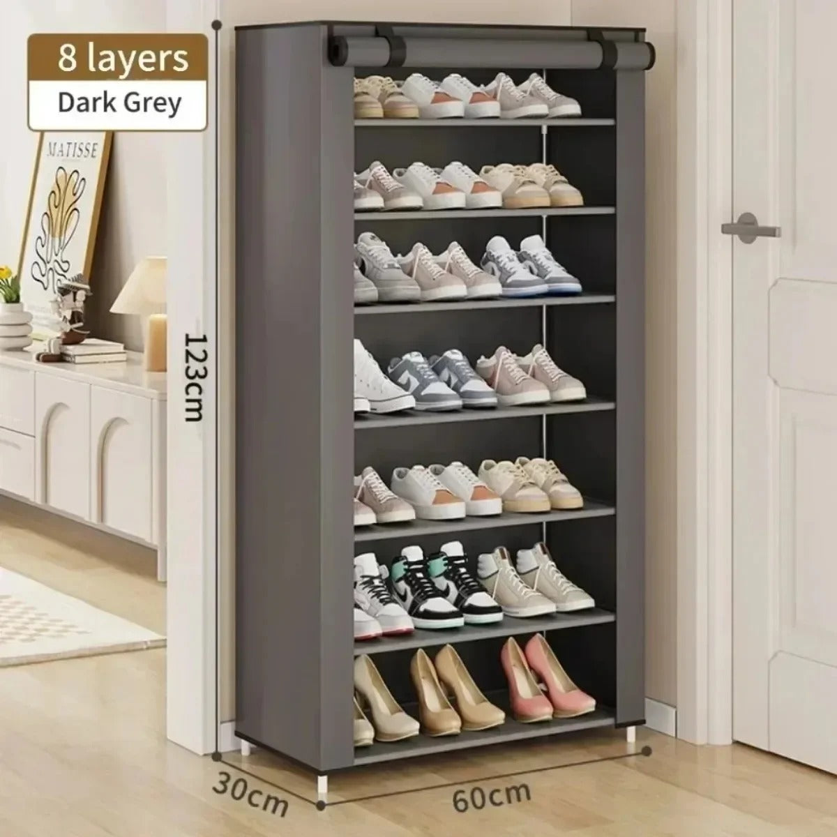 Dustproof Shoe Storage Rack Organizer Multilayer