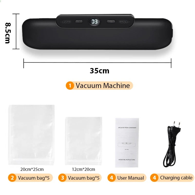 SaengQ Vacuum Sealer Packaging Machine Food Vacuum Sealer