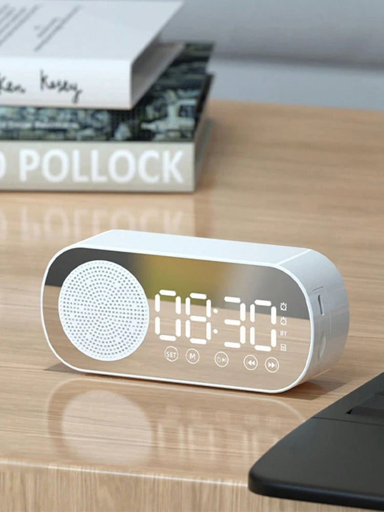 Wireless Bluetooth Speaker, Multi-functional Loud Subwoofer Clock