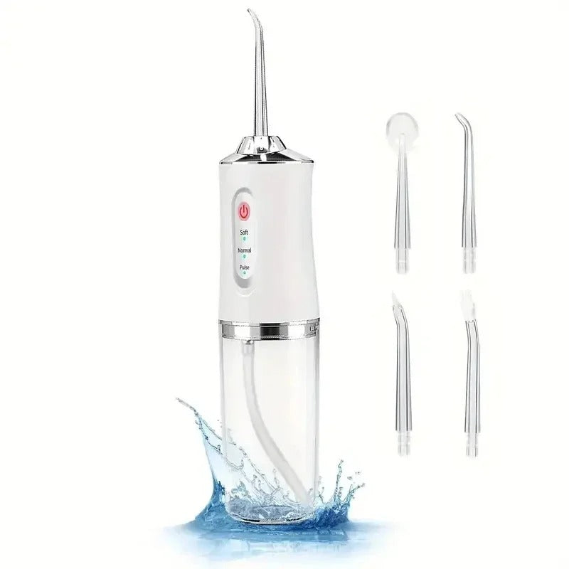 Portable Smart Electric Oral Irrigator Water Flosser Freshens Breath