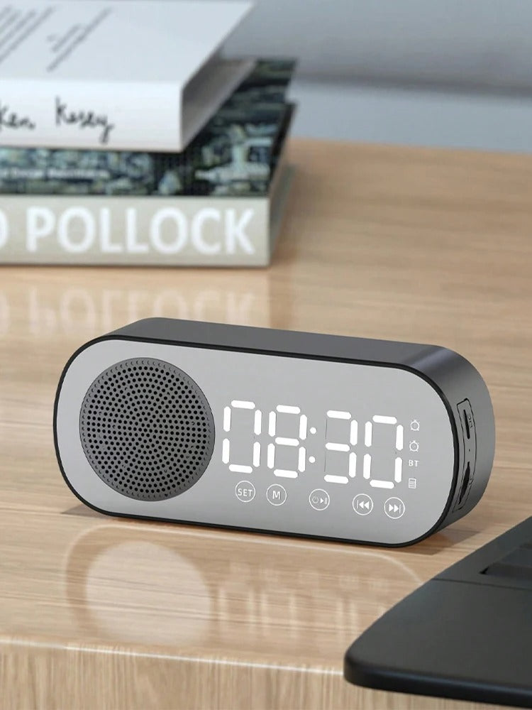 Wireless Bluetooth Speaker, Multi-functional Loud Subwoofer Clock