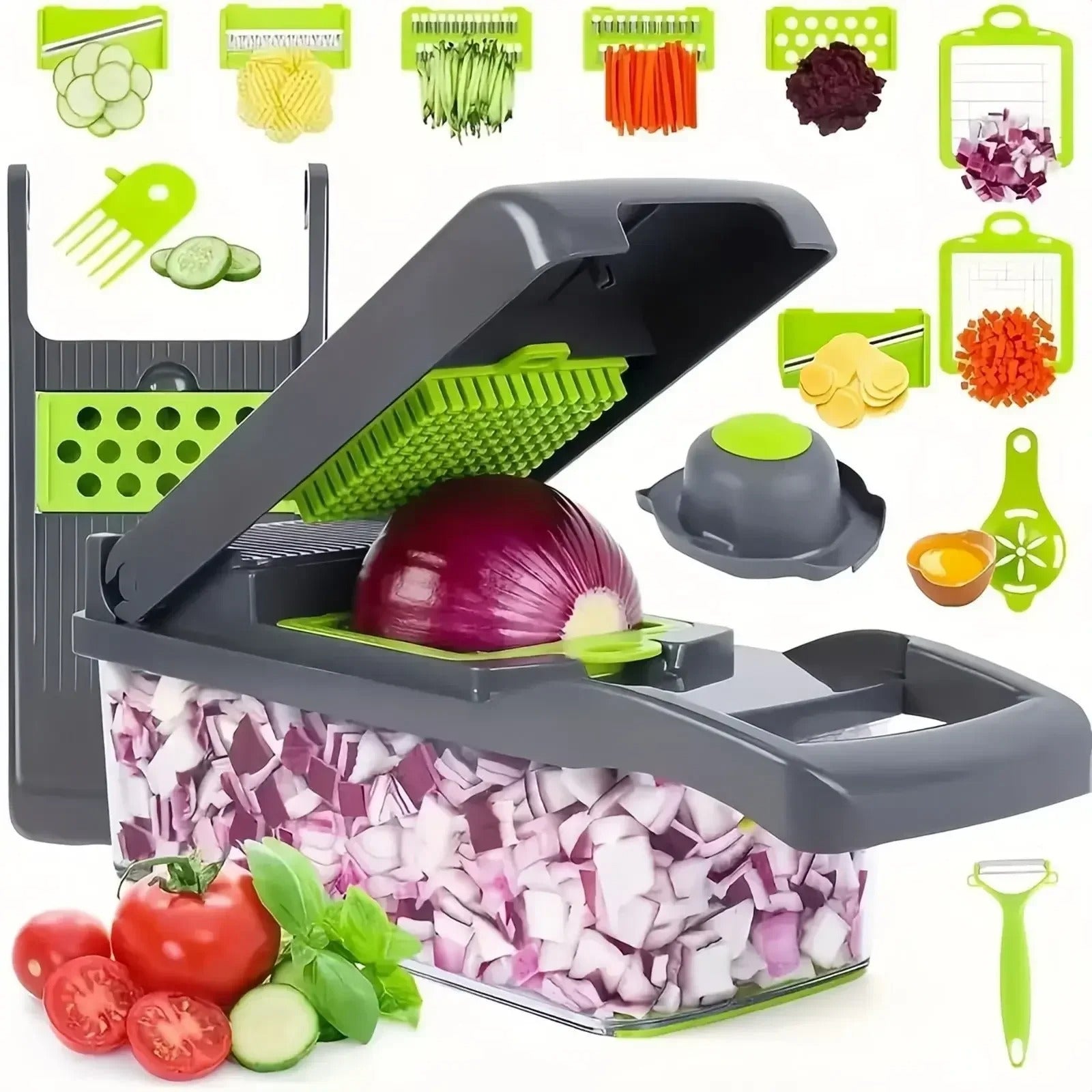 Multifunctional Vegetable Chopper Handle Food Vegetable