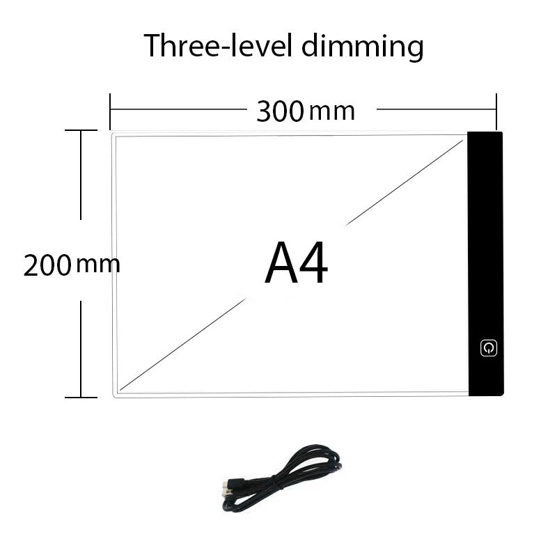 Led Drawing Copy Pad 3 Level Animation Painting Educational