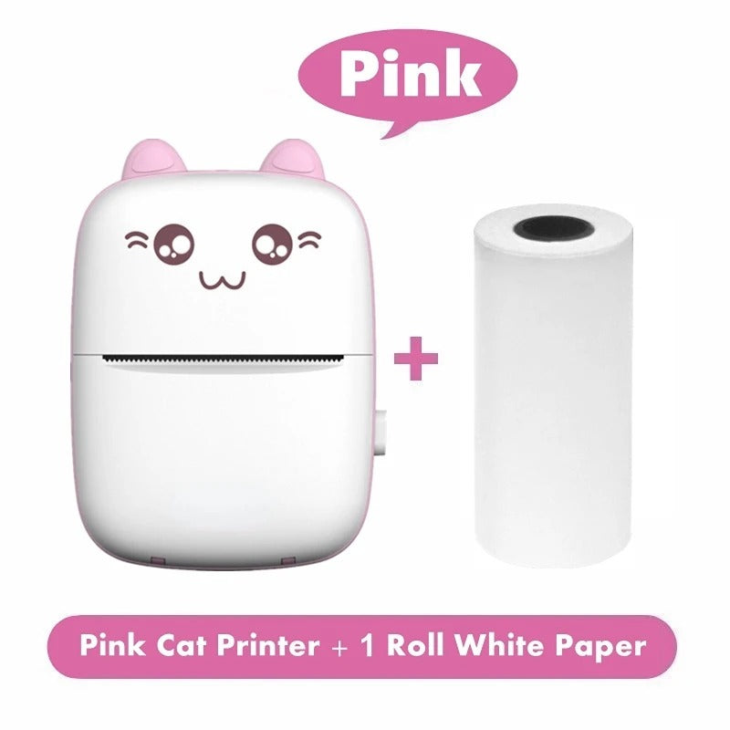 Mini Photo Pocket Printer Portable Ink-free Thermal 57mm Sticker