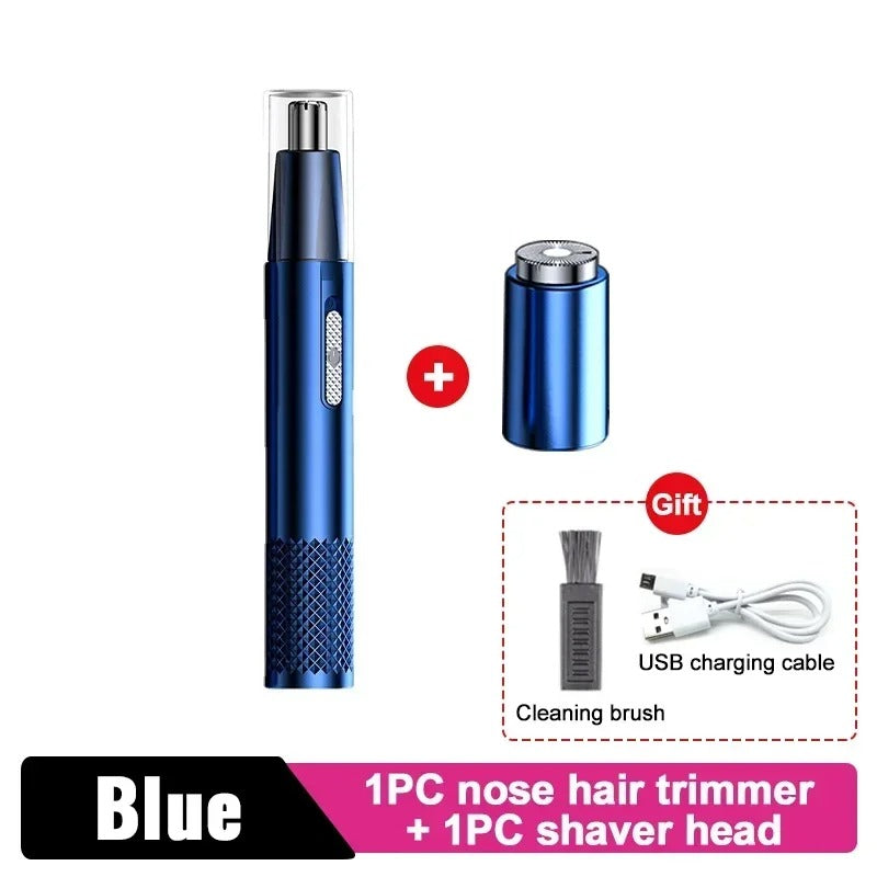 Electric Nose Hair Clipper Rechargeable Multi-kinetic Shaving