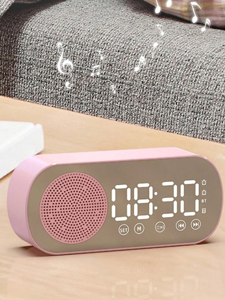 Wireless Bluetooth Speaker, Multi-functional Loud Subwoofer Clock